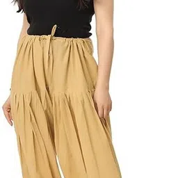 sk creation Cotton Solid Patiala image 3