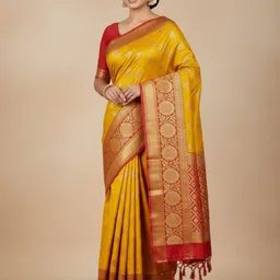 varnicrafts Woven Banarasi Art Silk Saree-picture-13