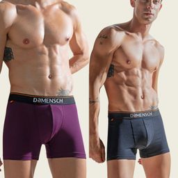 damensch Pack of 2 Deo-Cotton Deodorizing Anti-Bacterial Solid Men Trunk-picture-29