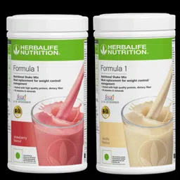 ayusante Herbal life Formula 1 shake STOBEERY + VELINA fAVOUR STOBEERY + VELINA Powder-picture-41