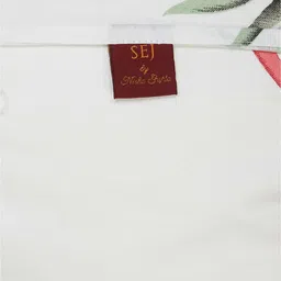 sej by nisha gupta Pink Abstract 160 TC Cotton Queen Sized Bed Sheets with 2 Pillow Covers image 5