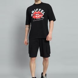 griffel Tshirt Regular Shorts Co-ords Set-picture-13