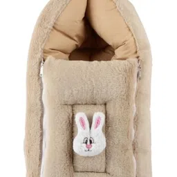 meehug Premium Baby Carry Bed for Newborn | Sleeping & Carry Bag | Super Soft | Brown Sleeping Bag-picture-10