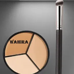 wahira Concealer Contour Palette Brush,3 In 1 Color Correcting Highlight Concealer image 1