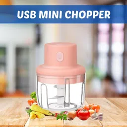 newoutlate Chopper (Electric Rechargeable Chopper) for Kitchen Vegetable Garlic Onion E500 Electric Vegetable & Fruit Chopper-picture-28