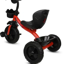 duggi muggi Kids Tricycle EVA Rubber Tyer,Front-Back Basket, Easy to Assemble 01 Rambo Red Tricycle for 2-5 Year Kids Tricycle image 3