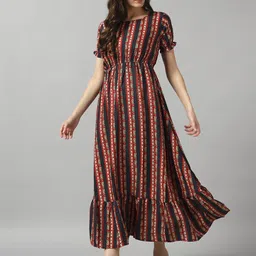 raiyani fashion Printed Crepe Stitched Anarkali Gown-picture-24