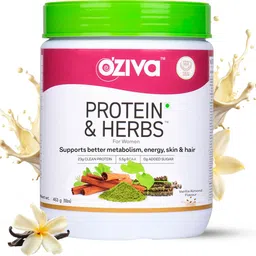 oziva Protein & Herbs for Women |Manage Weight & Metabolism| Reduce Body Fat |No Sugar Whey Protein-picture-34