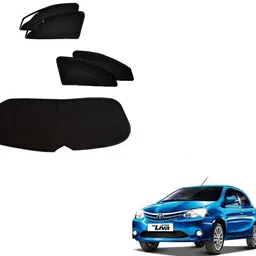 kozdiko Side Window, Rear Window Sun Shade For Toyota Etios Liva-picture-22
