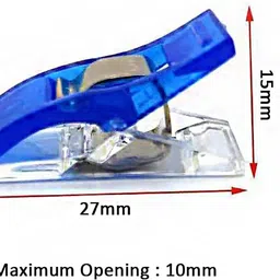 syga Swing Clips Multicolor for Sewing Craft Clamps, Crafting, Crochet and Knitting - 20 PCS Knitting Pin image 2