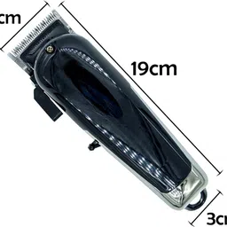 MSDIN AC-DC Men's Cordless & Corded Waterproof Professional Rechargeable Beard Mustache Trimmer High Power Hair Clipper Electric Hair Cutting Tool With LED Display Multicolor (6 Month Warranty) Fully Waterproof Grooming Kit 120 minRuntime 4 Length Settings image 4