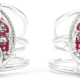 jayeevagmi Pure Silver Toe Ring (Adjustable) Pure Silver Bichiya For women And Girls Silver Toe Ring Set-picture-28