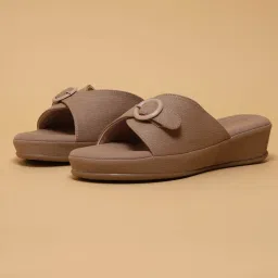 Eridani Isa Taupe Comfort Sandals-image-87