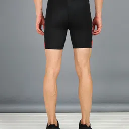 pace international Solid Men Black, Red Tights image 2