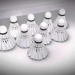 peema PeemaShuttleCock Feather Shuttle - White image 3