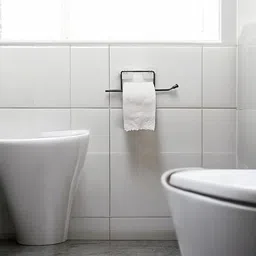 kapwing Self Adhesive GI Steel Toilet Paper Stand/Tissue roll Hanger Iron Toilet Paper Holder image 5