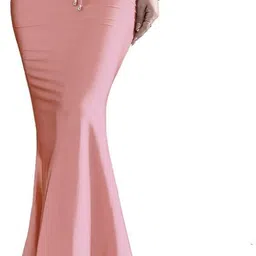 Vidhata Pink Color Shaper Petticoat With Elastic Long Under Skirt Shapewear For Saree Lycra Blend Petticoat-picture-22