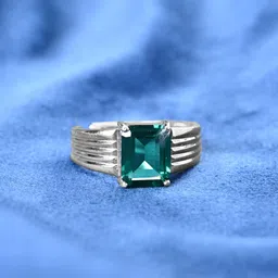 clara Kuba Sterling Silver Cubic Zirconia Platinum Plated Ring image 2