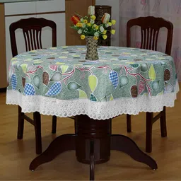 dakshya industries Printed 4 Seater Table Cover-picture-24