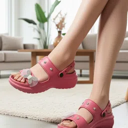 Carlton London Women Sandals Pink-picture-14