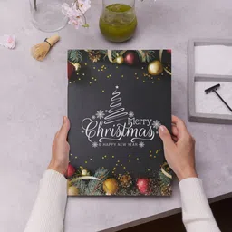 aanyacentric Christmas 9.5x13 inch for Xmas Festive Wishes Greeting Card image 4