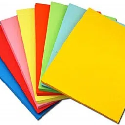 eclet A3 50 pcs Color Sheets (5 Colours x 10 Sheets Each) Double-Sided Multicolor 160 GSM Pastel Sheet for Greeting Cards, Art & Craft A3 Fluorescent Neon Craft 160 gsm Coloured Paper image 1