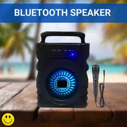 SACRO 301(PORTABLE WIRELESS BLUETOOTH SPEAKER) Crystal Clear SoundWith Karaoke MicZ67 5 W Bluetooth Laptop/Desktop Speaker-picture-30
