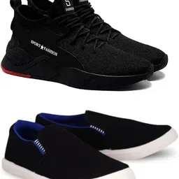 weldone 2 Pair Stylish Combo Training & Gym Shoes For Men-picture-15