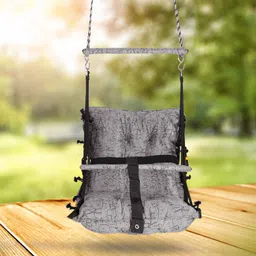 sprointal Cotton Baby Swing Chair for Babies Folding and Washable1-5 Years with Belt Swing Swings image 2