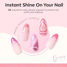 bolt bee Gel Nail Polish, Super Glossy, Quick Drying, Set 15ml Each (133,110,99,44) image 5