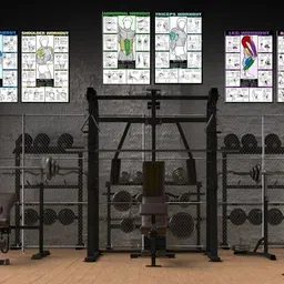 pixelartz Wall Poster Workout and Exercises Illustrations Bodybuilding Motivational Gym Posters HD Quality Posters for Home, Office, Room Wall Door Decor Multicolor (Pack of 6 posters) Paper Print image 3