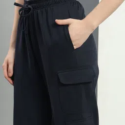 q-rious Women Comfort Fit Multicolor Cotton Blend Trousers image 5