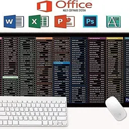 Kinzilla Anti-Slip Keyboard Pad with Office Excel Microsoft Software Shortcuts Key Laptop Keyboard Replacement Key-picture-31