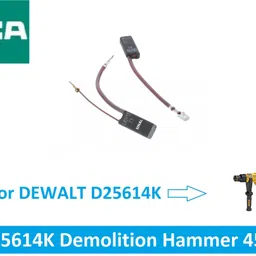 sinal Carbon For DEWALT D25614K Demolition Hammer 45MM (CBR20) Power & Hand Tool Kit-picture-19