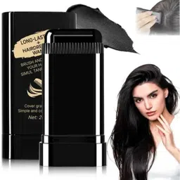 love huda Waterproof Hairline Gap Shadow Filler Filling Quick Root Touch Up Stick Brush , Instant Dye Comb Hair Color Dressing Wand Line Powder Black for Women Men Cover image 5