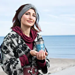 vaya PopCup Blue Vacuum Insulated Stainless Steel Tumbler with Lid for Kids, 1 x 250 ml Glass Water/Juice Glass image 2