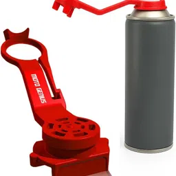 moto genius Motorcycle Chain Cleaner and Lube Applicator Tool Kit (Red Color)- Not Include Chain Oil-picture-15