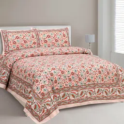 true world Cotton King Flat 144 TC Printed Bedsheet-picture-17