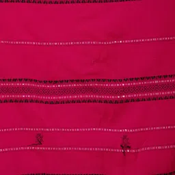 Exotic India Lilac Rose Woven Border and Thread Weave Wool Shawl image 2