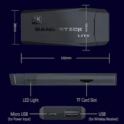Video Game Player with 20000+ Retro Game HDMI Output Dual Player-4KGame Stick21 5th Anniversary Edition image 2