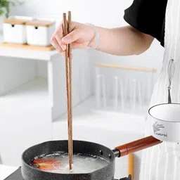 vnz Chewing, Cooking, Decorative, Eating, Training Wooden Chinese, Japanese, Korean, Vietnamese Chopstick image 3