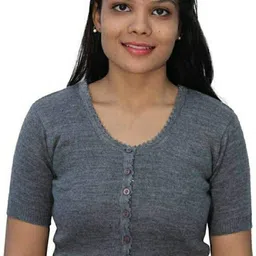 nice wonder Round Neck Women Blouse-picture-11