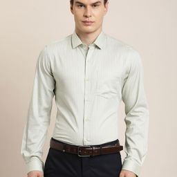 turtle Men Slim Fit Printed Spread Collar Formal Shirt-picture-47