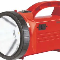 lexton Thunder Rechargeable Torch Light 5W 4400 MAH Red with USB Cable and Adapter Torch-picture-14