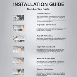 DESIBUZZ Front and Back Tempered Glass for realme C55, camera lens image 3
