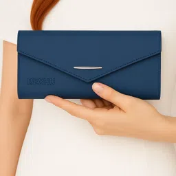 reshu Casual, Formal, Party, Sports Blue Clutch image 1