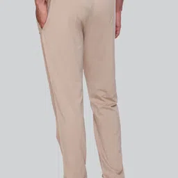 bilbury Men Solid Beige Track Pants image 5