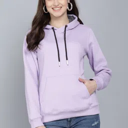 ding dong Women Full Sleeve Solid Hooded Sweatshirt-picture-23