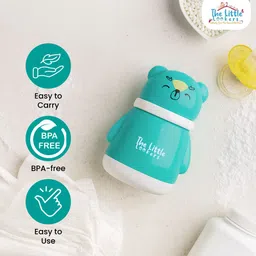 the little lookers Portable Baby Powder Puff with Box Holder Container for Newborn & Kids image 2