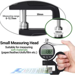 goodsbazaar Digital Thickness Gauge Micrometer Height Gauge image 2